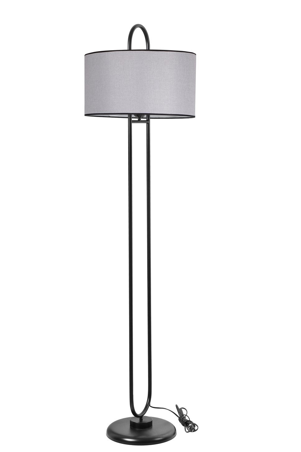 Candeeiro de Pé – 170 cm – Cinza – Metal