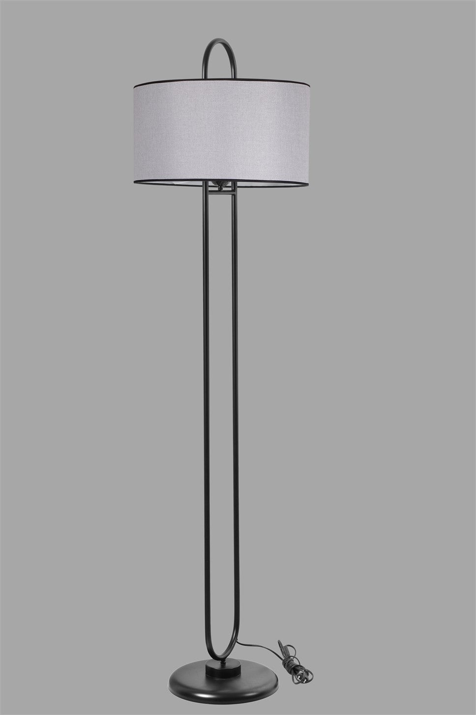 Candeeiro de Pé – 170 cm – Cinza – Metal