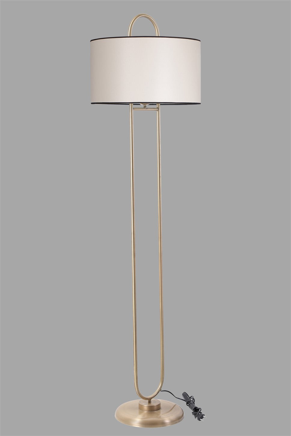 Candeeiro de Pé – 170 cm – Creme – Metal