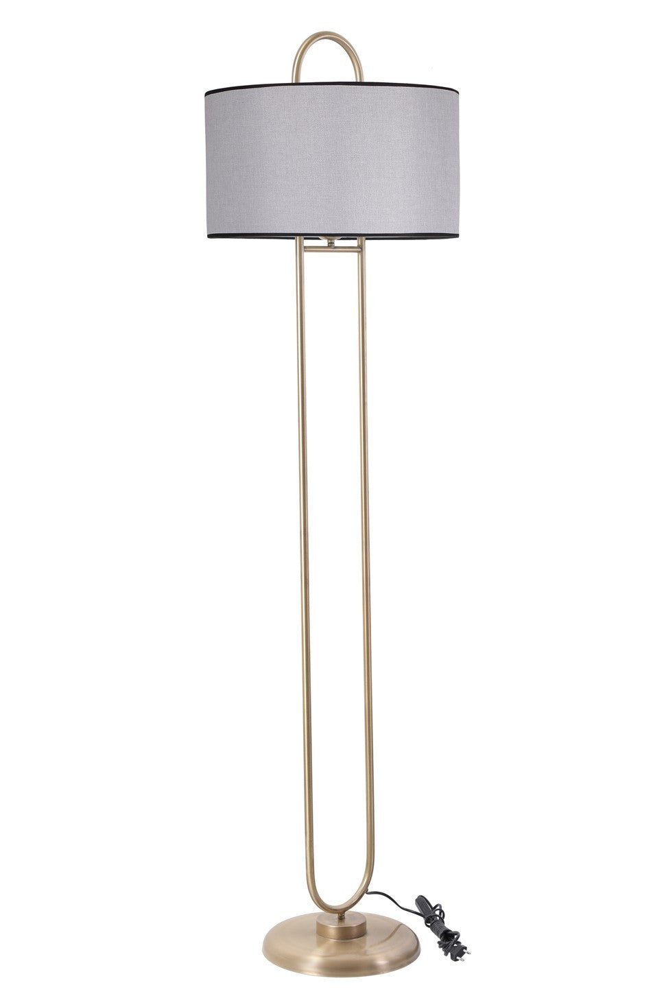 Candeeiro de Pé – 170 cm – Cinza – Metal