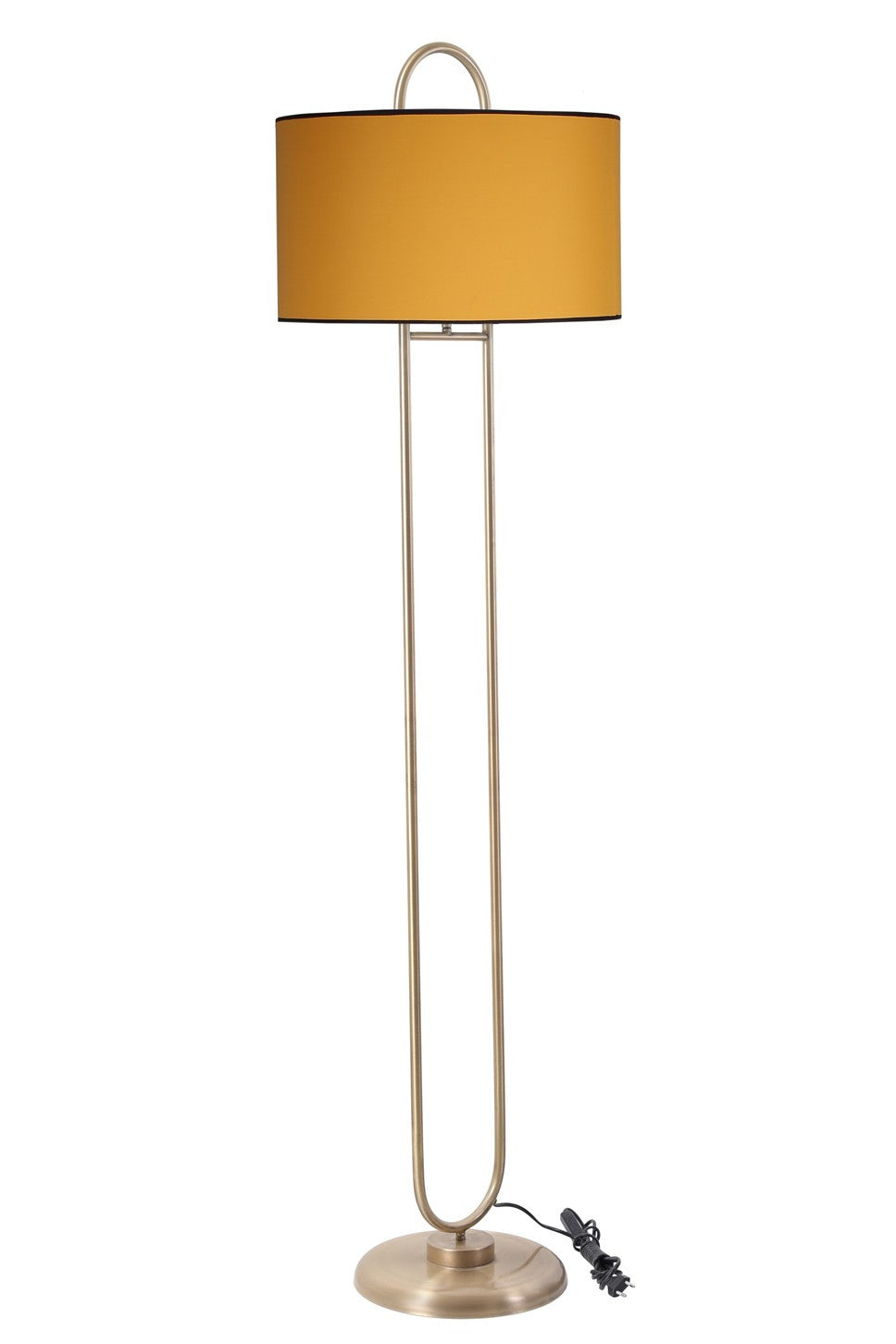 Candeeiro de Pé – 170 cm – Mostarda – Metal