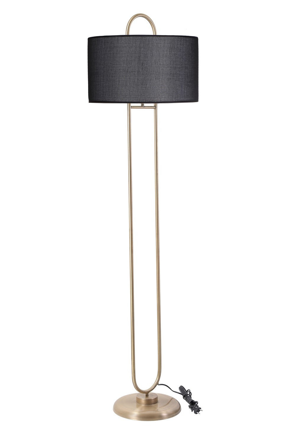 Candeeiro de Pé – 170 cm – Preto – Metal