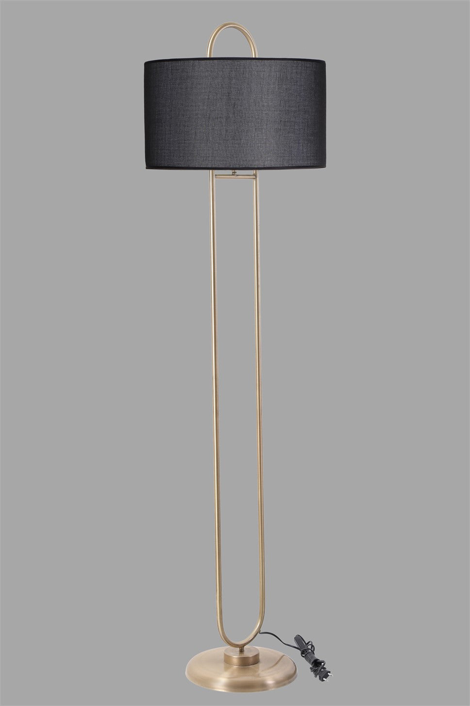 Candeeiro de Pé – 170 cm – Preto – Metal