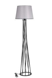 Candeeiro de Pé – 160 cm – Cinza – Metal