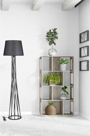 Candeeiro de Pé – 160 cm – Preto – Metal