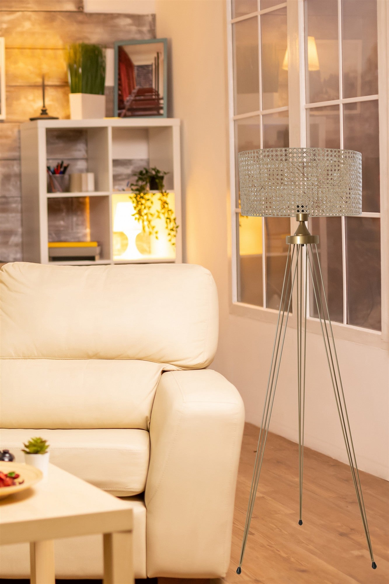 Candeeiro de Pé – 155 cm – Cobre – Metal