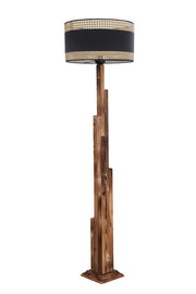 Candeeiro de Pé – 165 cm – Cobre – Madeira
