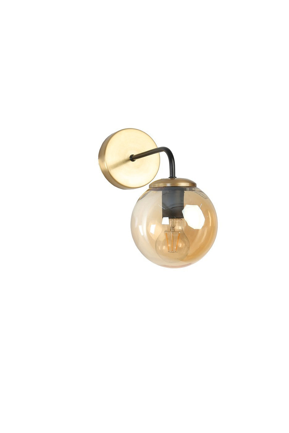 Luminária de parede-Pablo-Âmbar
Preto
Dourado