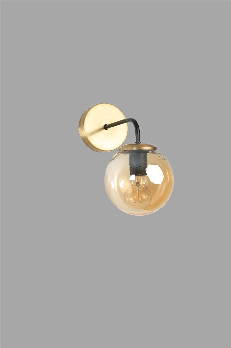 Luminária de parede-Pablo-Âmbar
Preto
Dourado
