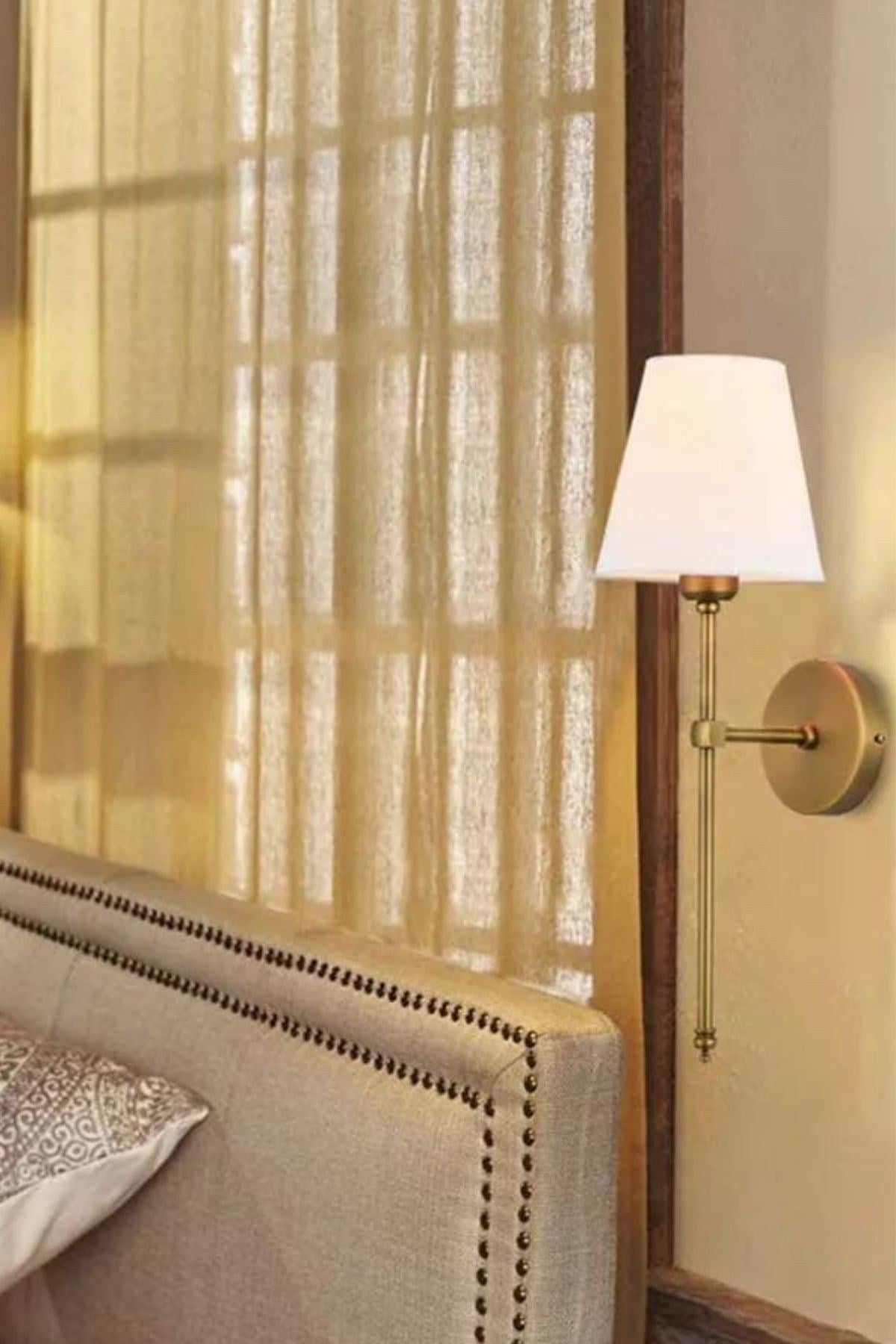 Candeeiro de Parede – 60 cm – Cor antiga – Metálico