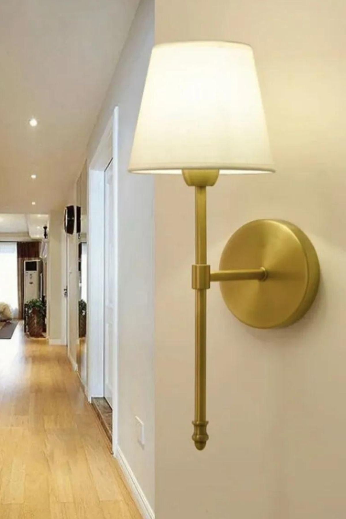 Candeeiro de Parede – 60 cm – Cor antiga – Metálico