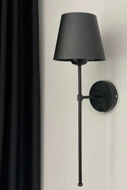 Candeeiro de Parede – 60 cm – Preto – Metálico