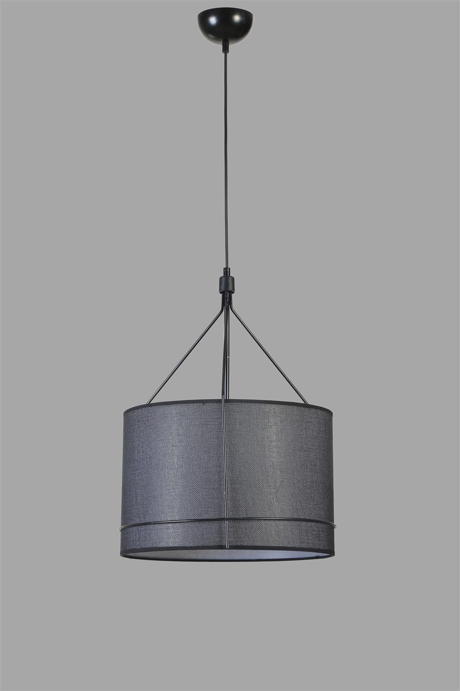 Candeeiro de Teto – 40 cm – Preto – Metálico