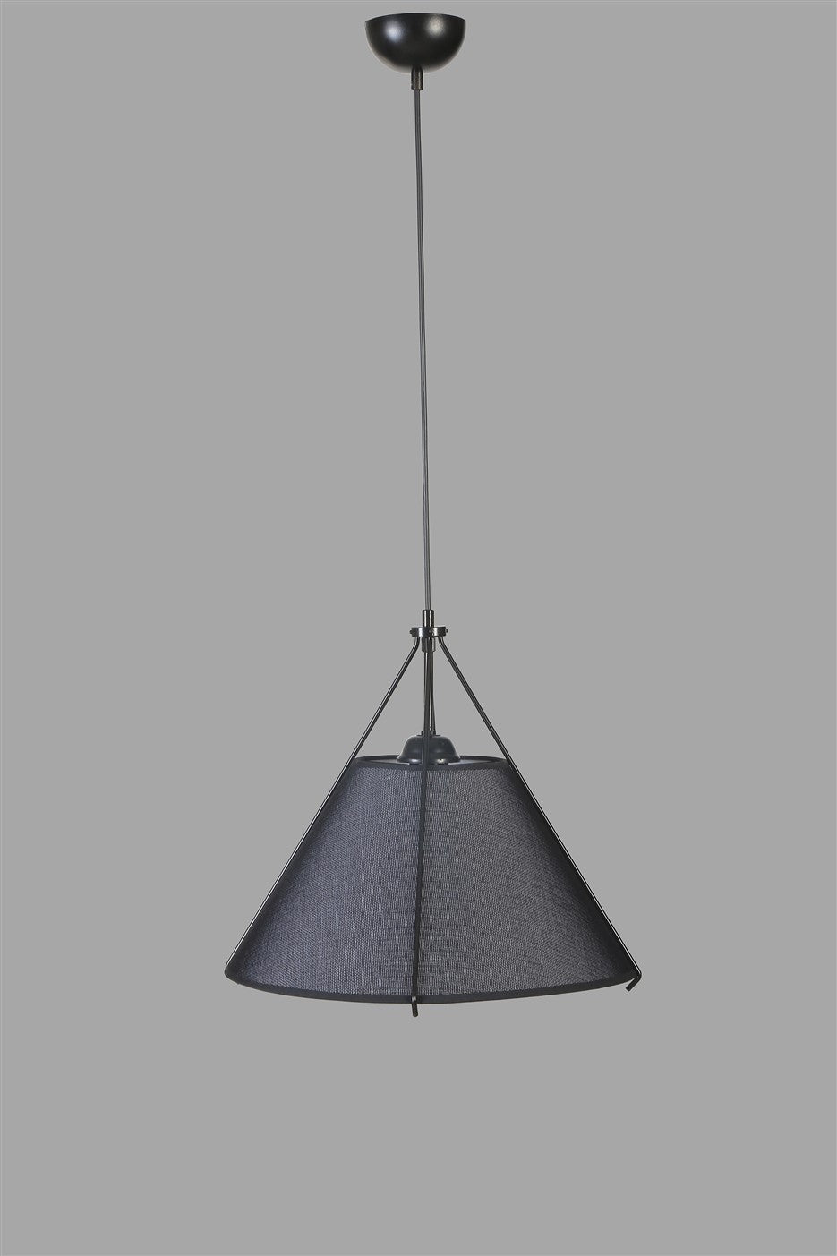 Candeeiro de Teto – 40 cm – Preto – Metal