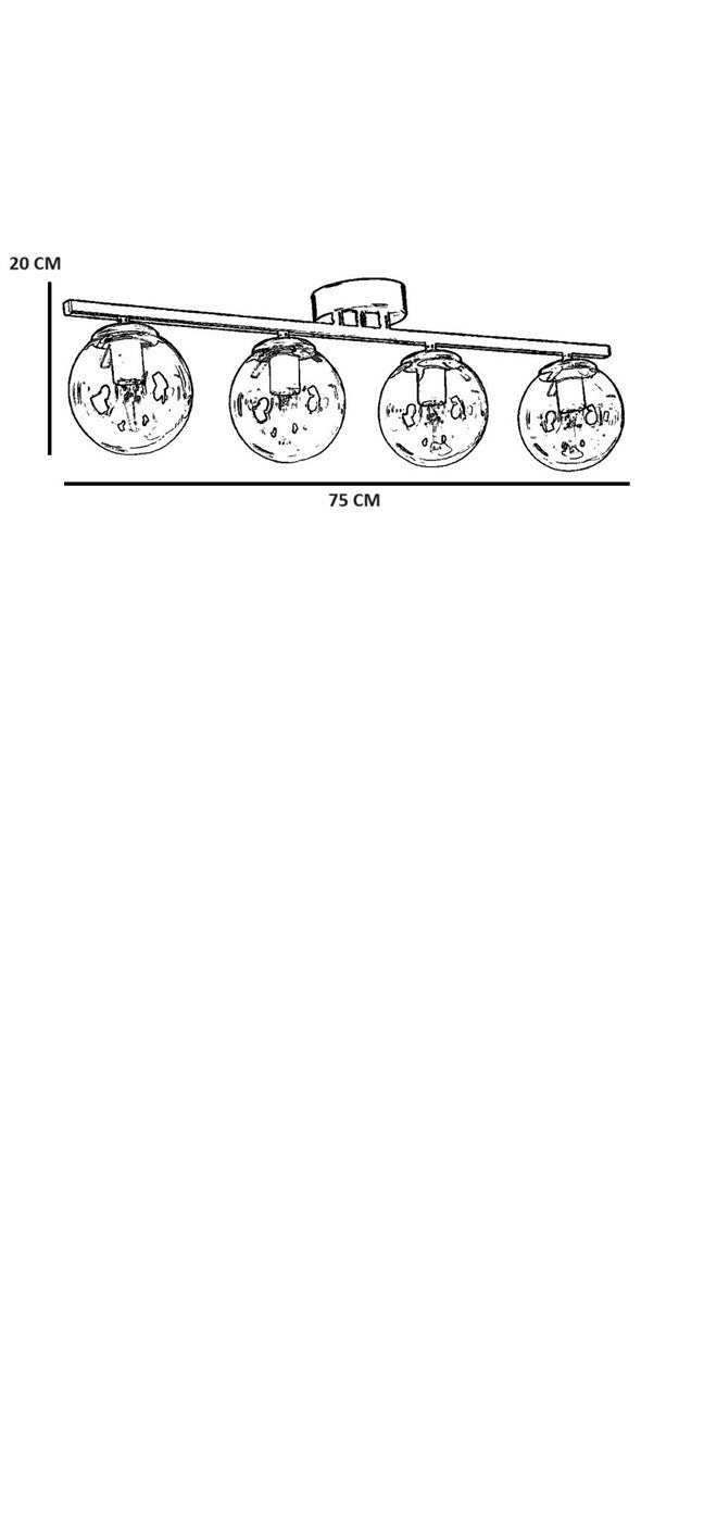 Candeeiro de Teto – 15 cm – Cromado Fosco e Branco – Metal e Vidro