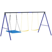 Conjunto de Baloiços para Crianças Multicor 365x180x184 cm