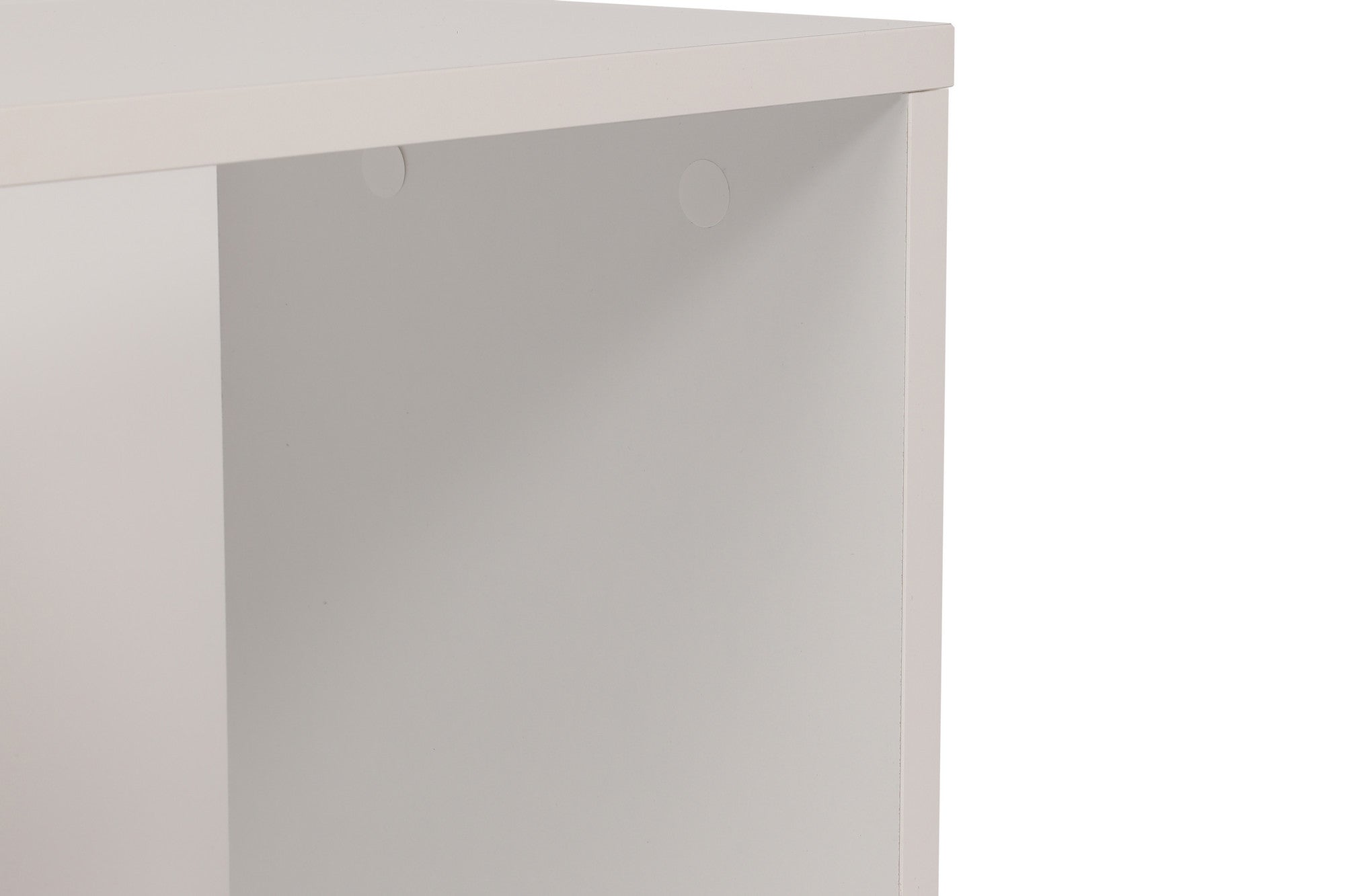 Suporte de TV elegante, branco, 120 cm de largura, 40 cm de altura, 30 cm de profundidade | Painel de partículas 100% revestido de melamina, 18 mm de espessura | Várias prateleiras para salas de estar modernas