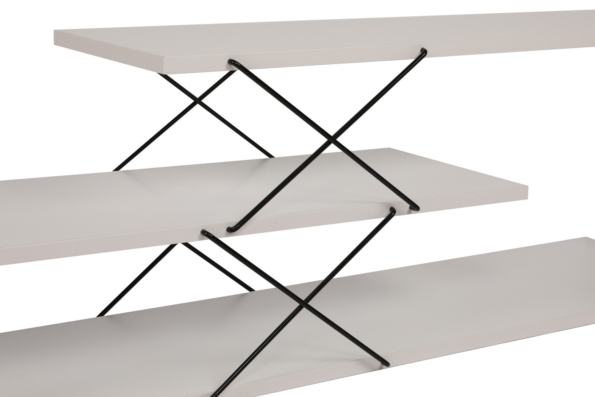 Suporte de TV elegante, branco, 120 cm de largura, 40 cm de altura, 30 cm de profundidade | Painel de partículas 100% revestido de melamina, 18 mm de espessura | Várias prateleiras para salas de estar modernas
