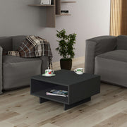 Mesa de Centro – 60 x 32 x 60 cm – Antracite – Painel de Partículas revestido a Melamina