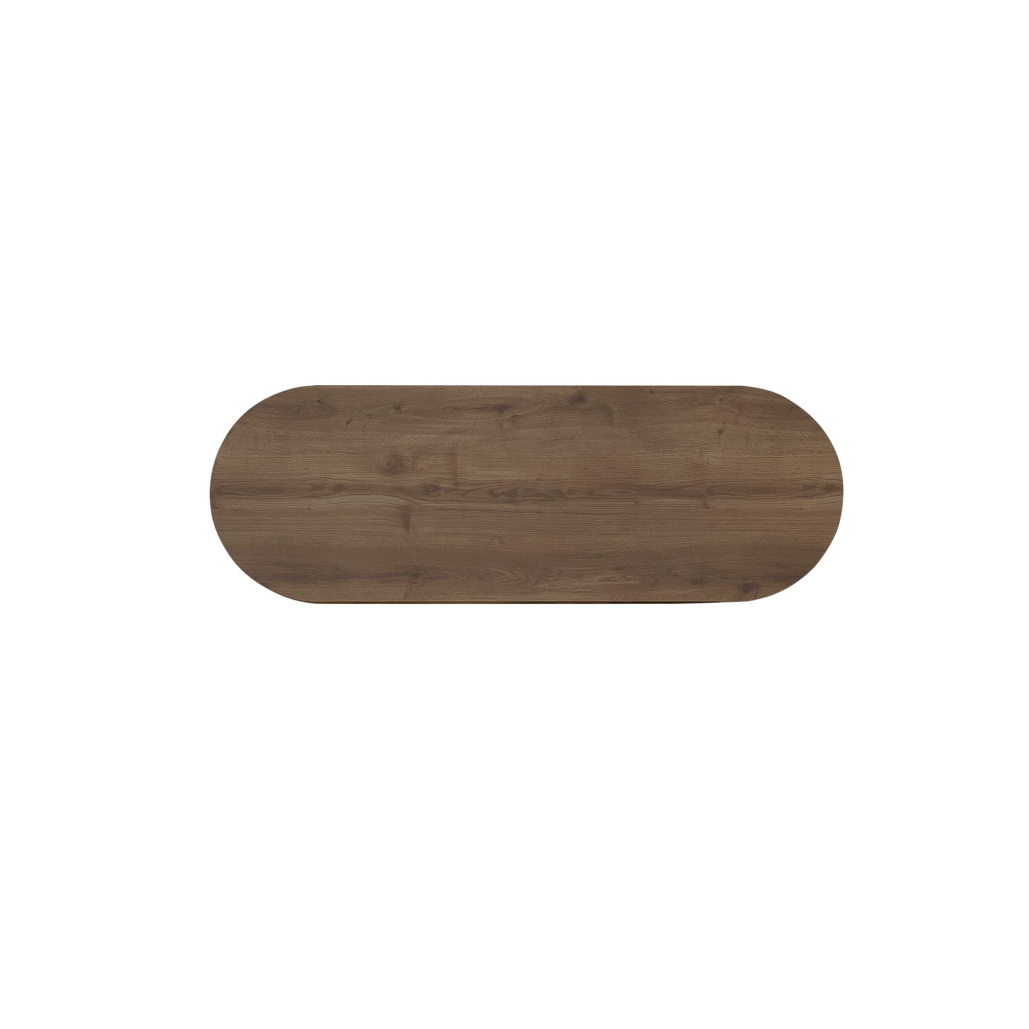 Cabide de parede estiloso, cor Hitit, 84 cm | Painel de partículas 100% revestido em melamina, ferro metálico | Dobradiças com fechamento suave, capacidade para 5 kg