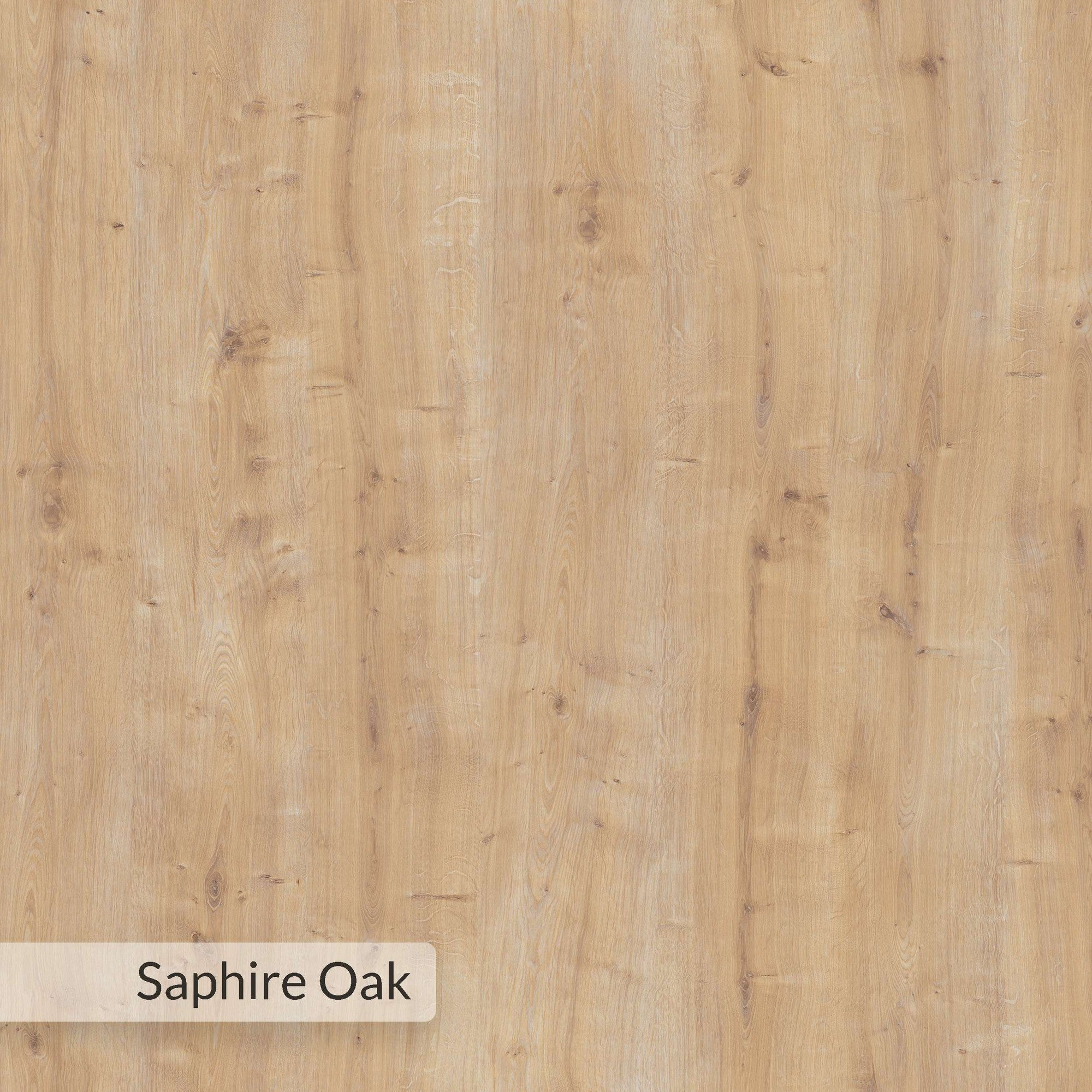 Sapateira com pés de metal, safira e carvalho, 111 x 56,5 x 37 cm | Painel de partículas 100% revestido de melamina, 18 mm de espessura | Solução de armazenamento elegante e montável na parede
