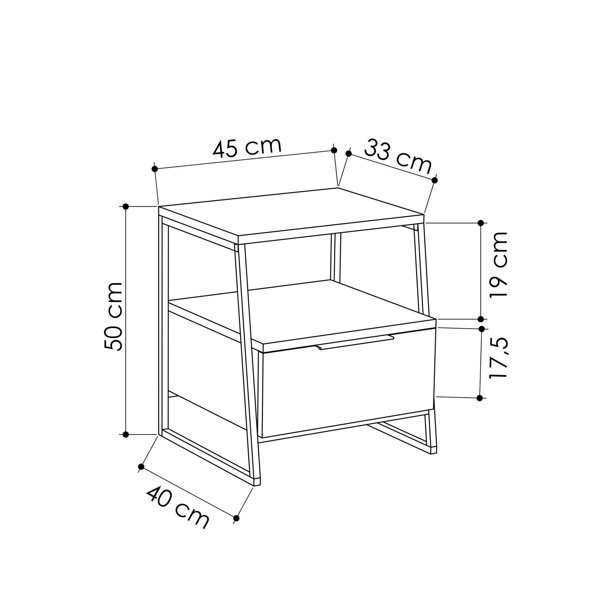 Mesa de cabeceira-Pal-Travertino