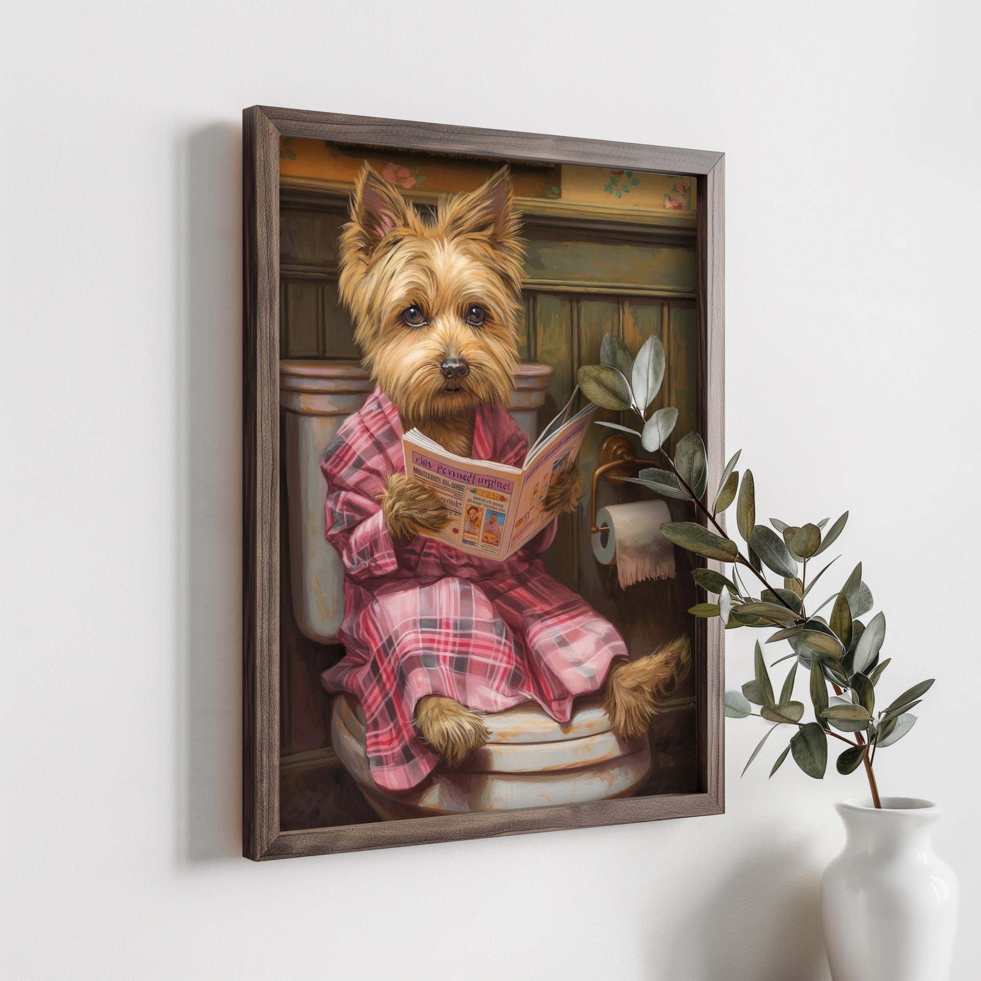 Quadro Decorativo MDF Emoldurado Multicolor AI001 - 35x47cm Madeira de Abeto