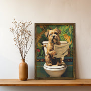 Quadro Decorativo MDF Emoldurado Multicolor 35x47cm - Moldura Abeto Natural