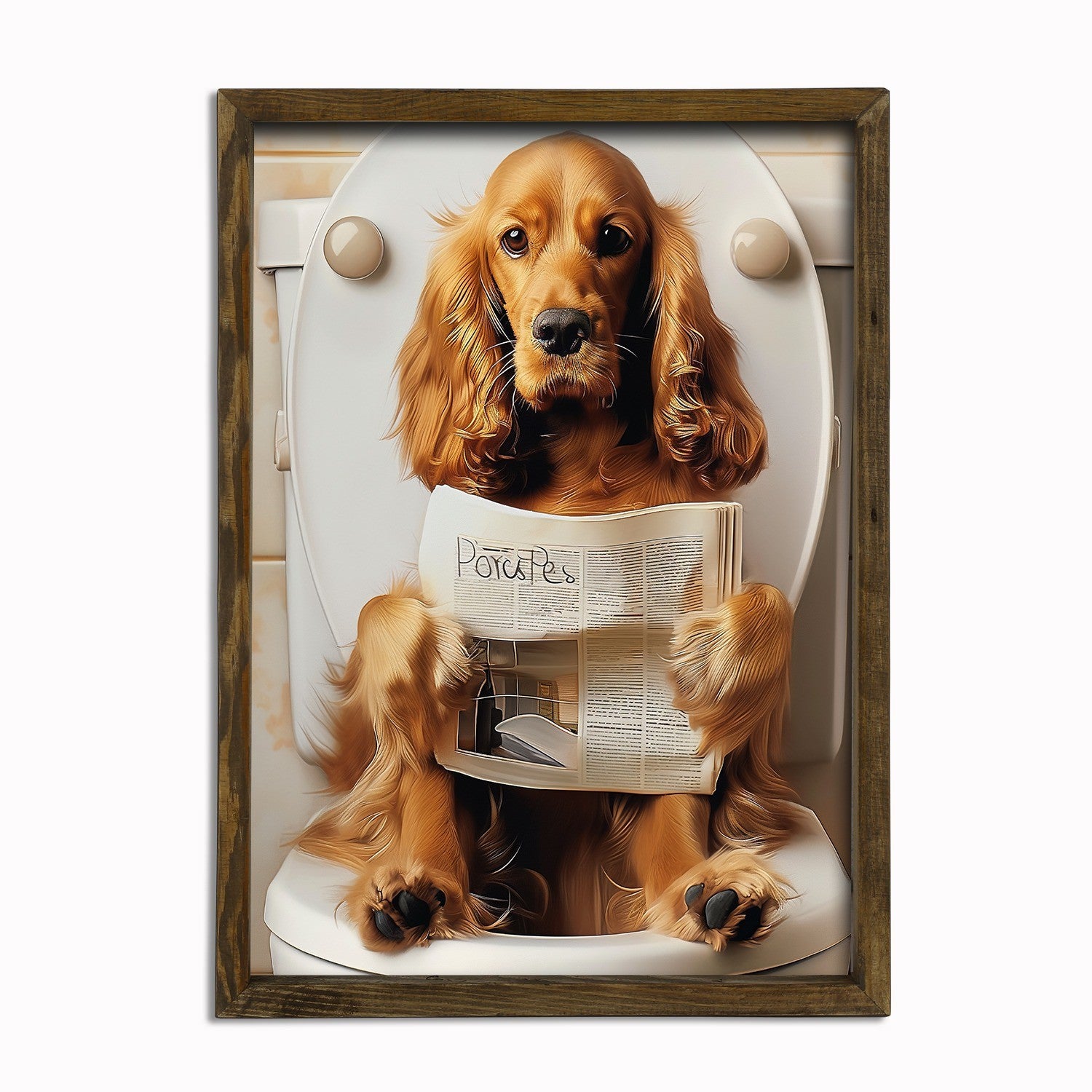 Quadro Decorativo MDF Emoldurado AI007 Multicolor 35x47cm - Arte Moderna para Decoração de Interiores