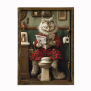 Pintura Decorativa em MDF com Moldura – 35 x 47 x 3,5 cm – MDF – Abeto