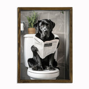 Quadro Decorativo MDF Emoldurado Multicolor AI040 - 35x47cm com Moldura em Abeto