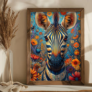 Quadro Decorativo MDF Emoldurado Multicolor AI136 - 35x47cm com Moldura em Abeto