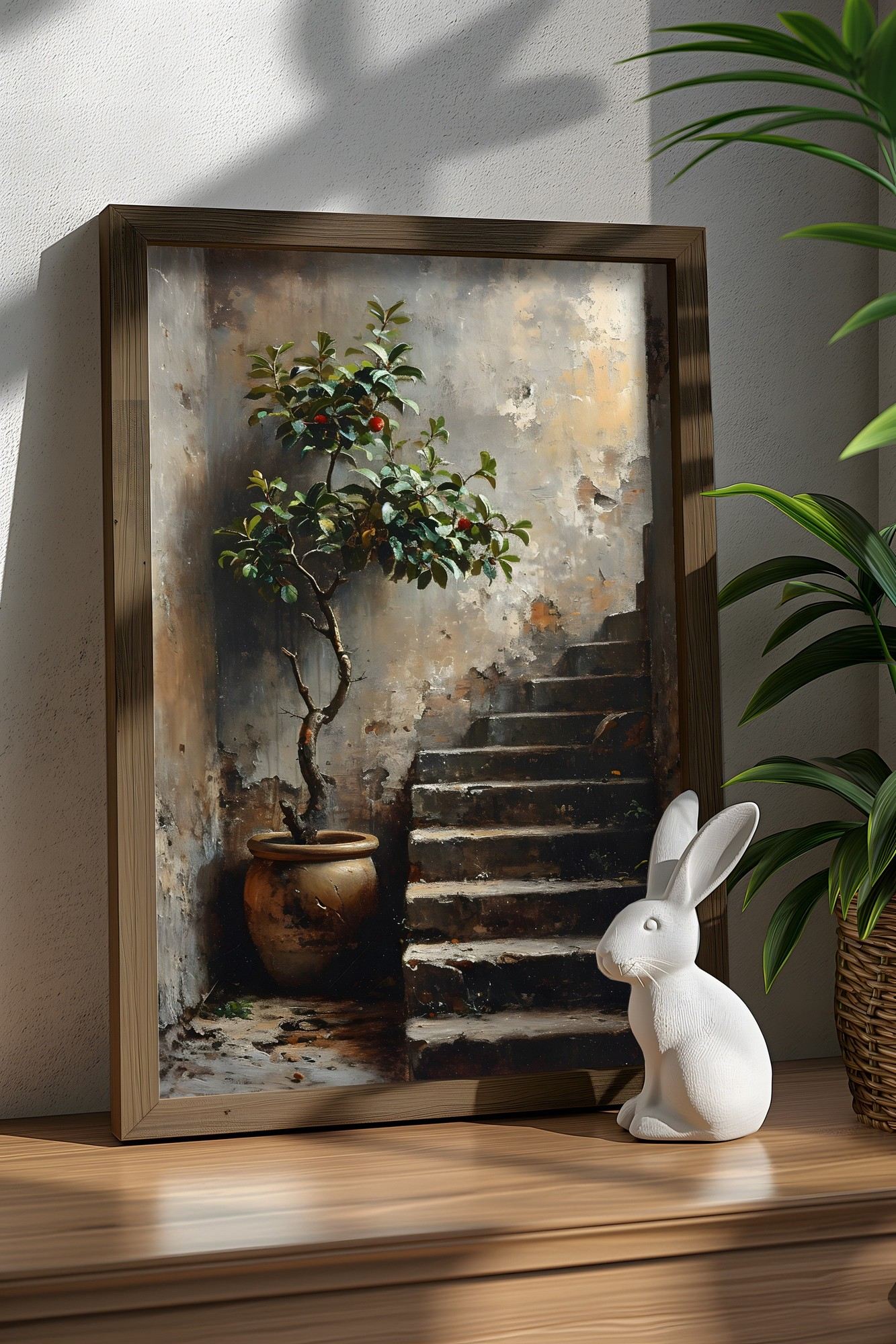 Quadro Decorativo MDF Emoldurado AI141 Multicolor 35x47cm - Arte Moderna para Decoração de Interiores