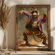 Quadro Decorativo MDF Emoldurado Multicolor AI154 - 35x47cm Arte Moderna para Parede