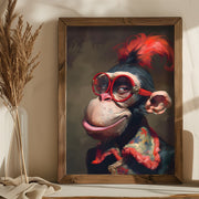 Quadro Decorativo MDF Emoldurado Multicolor AI175 - 35x47cm Arte Moderna para Parede