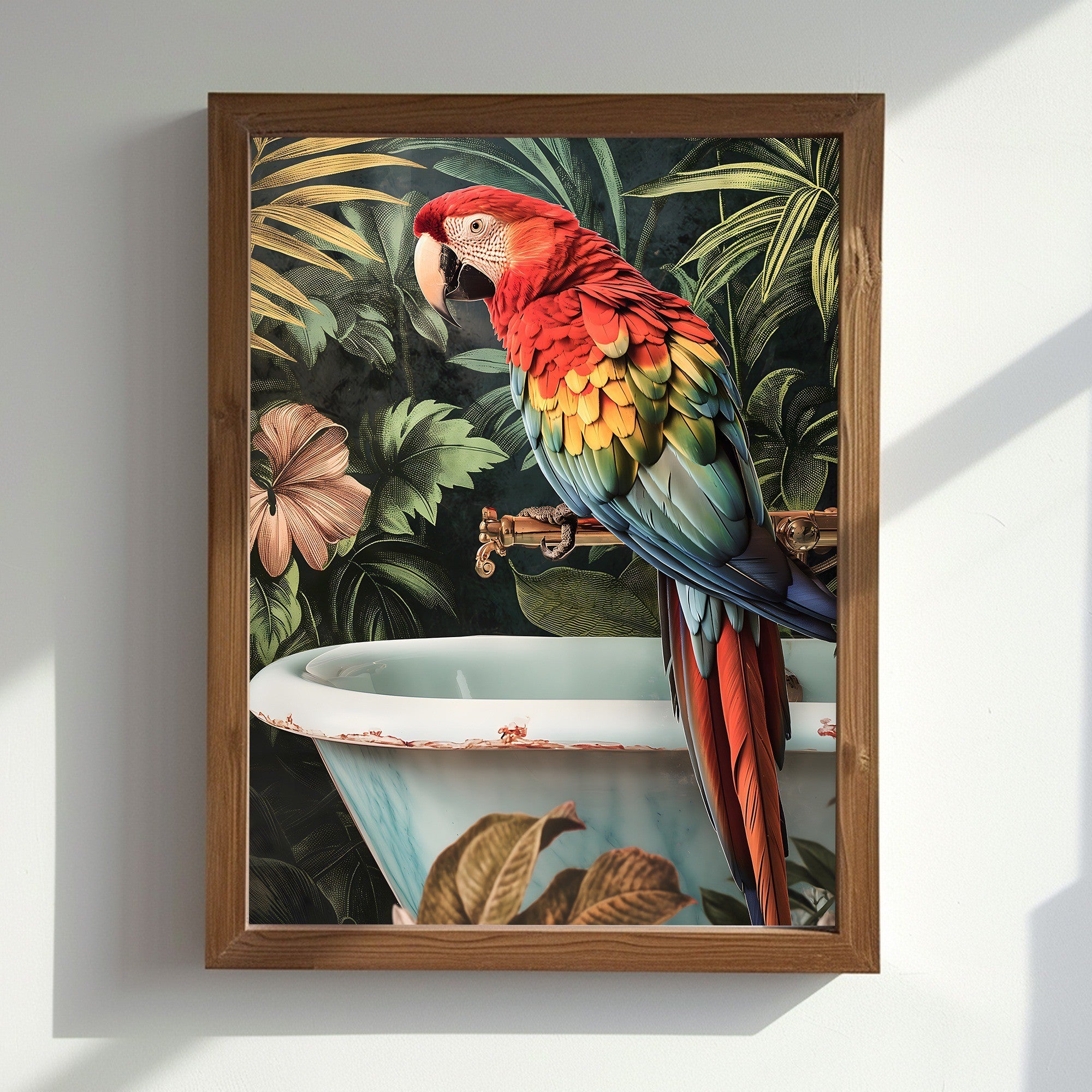 Quadro Decorativo MDF Emoldurado AI179 Multicolor 35x47cm - Arte Moderna para Decoração de Interiores