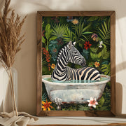 Pintura Decorativa em MDF com Moldura – 35 x 47 x 3,5 cm – MDF e Abeto