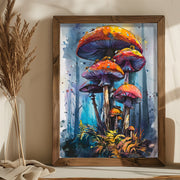 Quadro Decorativo MDF Emoldurado AI185 Multicolor 35x47cm - Arte Moderna para Decoração de Interiores