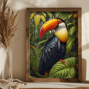 Quadro Decorativo MDF Emoldurado AI190 Multicolor 35x47cm - Arte Moderna para Decoração de Interiores