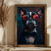 Quadro Decorativo MDF Emoldurado AI191 Multicolor 35x47cm - Arte Moderna para Decoração de Interiores