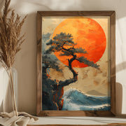 Pintura Decorativa em MDF com Moldura – 35 x 47 x 3,5 cm – MDF e Abeto