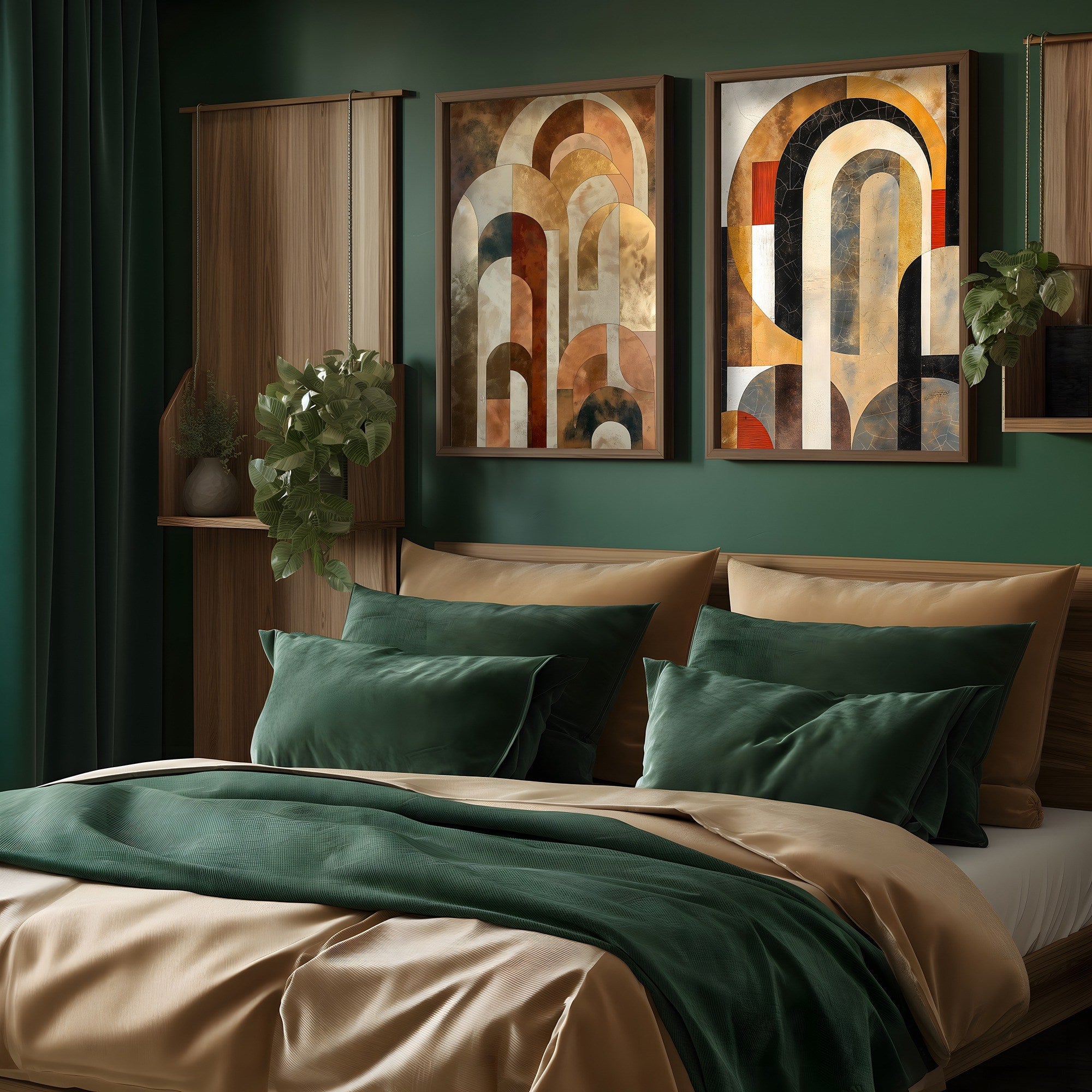 Quadros Decorativos em MDF – 50 x 70 cm – 100% MDF e Moldura de Abeto