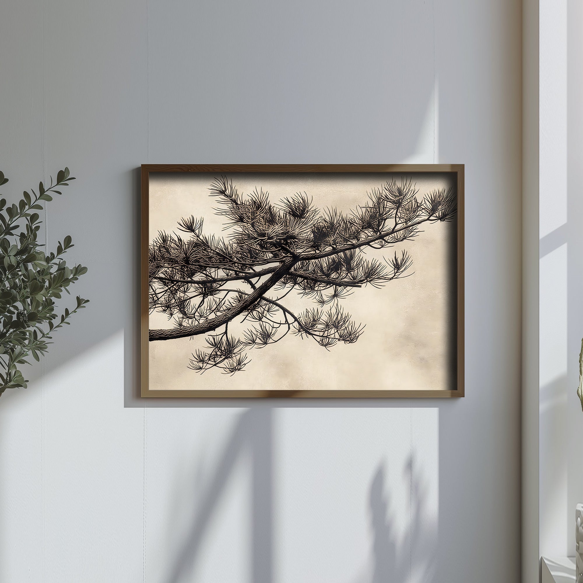 Quadro Decorativo MDF Multicolor com Moldura em Pinho - Impressão UV 16x23cm GE254-S