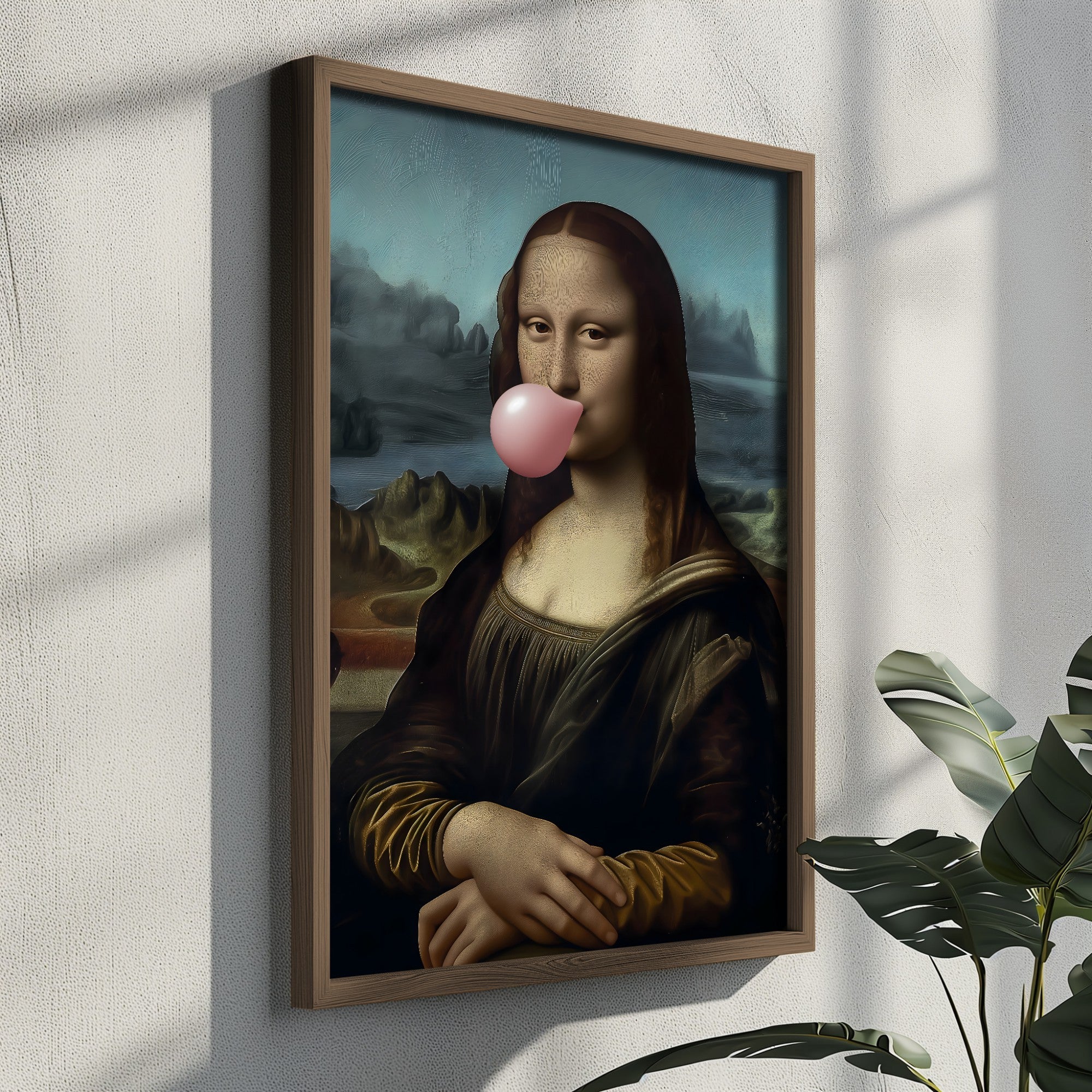 Quadro Decorativo MDF Emoldurado Multicolor 35x47cm - Impressão UV em Madeira de Pinho