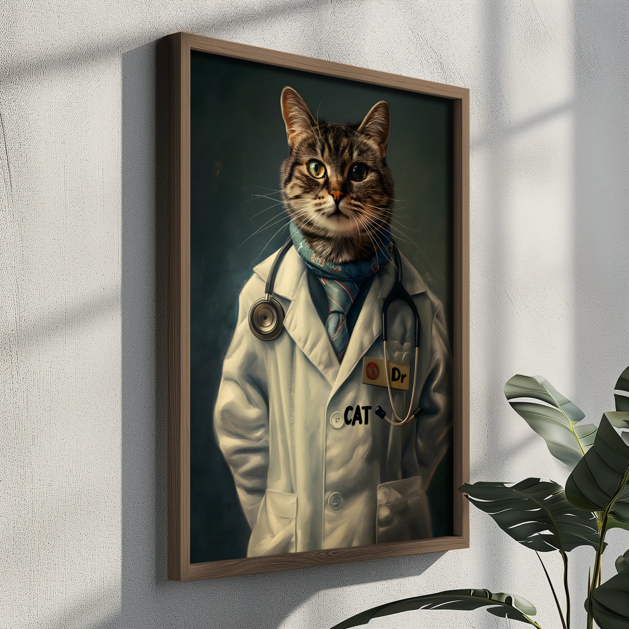 Quadro Decorativo MDF Emoldurado Multicolor 35x47cm - Impressão UV em Madeira de Pinho