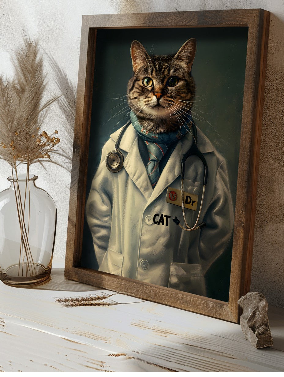 Quadro Decorativo MDF Emoldurado Multicolor 35x47cm - Impressão UV em Madeira de Pinho