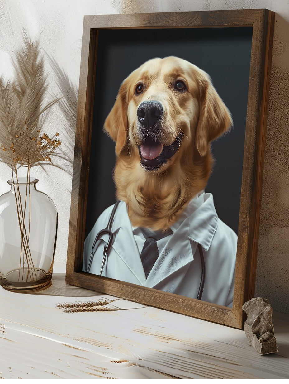 Quadro Decorativo MDF Emoldurado Multicolor 35x47cm - Impressão UV em Madeira de Pinho