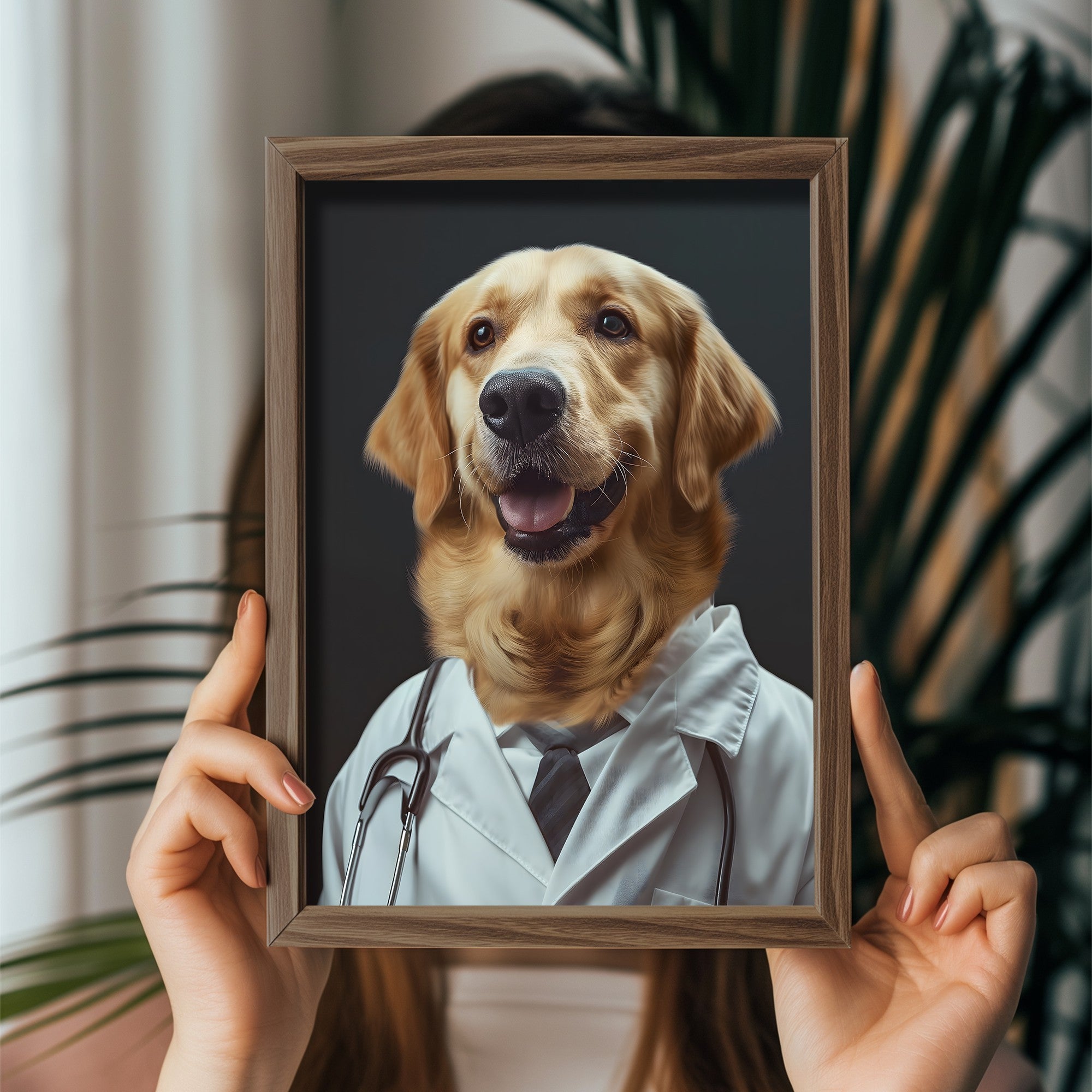 Quadro Decorativo MDF Emoldurado Multicolor 35x47cm - Impressão UV em Madeira de Pinho