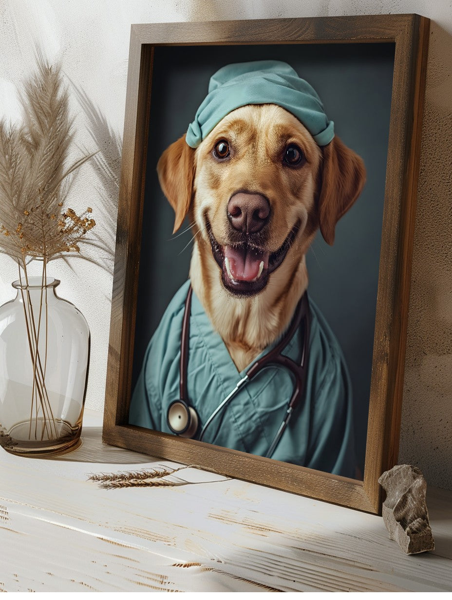 Quadro Decorativo MDF Emoldurado Multicolor 35x47cm - Impressão UV em Madeira de Pinho