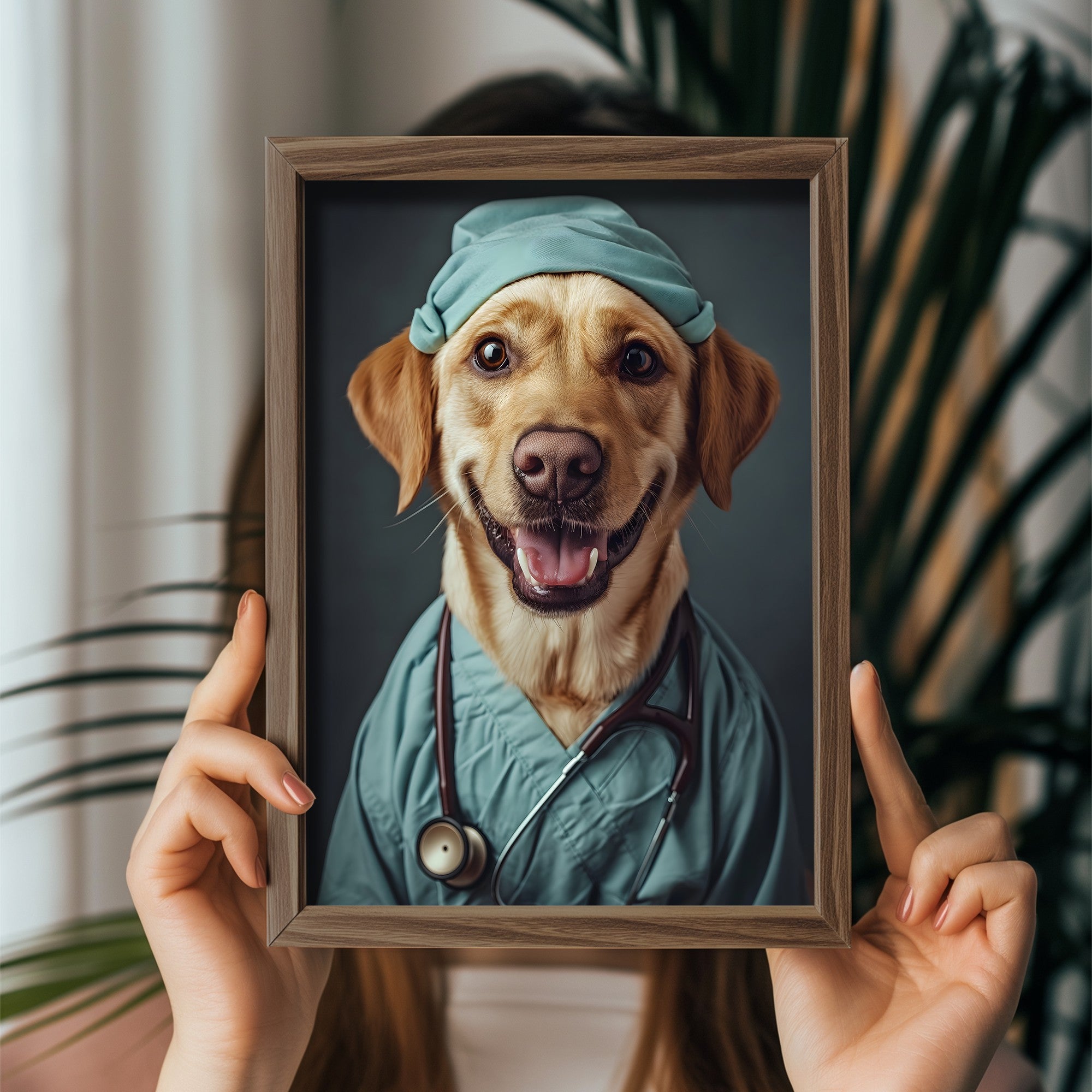 Quadro Decorativo MDF Emoldurado Multicolor 35x47cm - Impressão UV em Madeira de Pinho